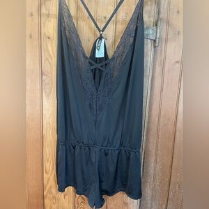 Adore Me Black Bodysuit OX